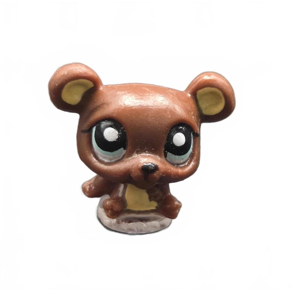 Littlest Pet Shop LPS Teeniest Tiniest Brown Bear...