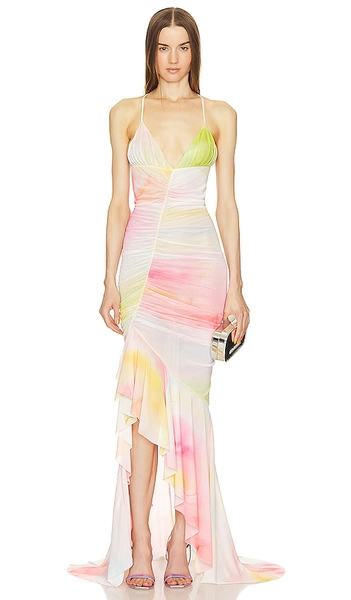 Michael Costello x REVOLVE Venice Gown in Ivory. - size XL