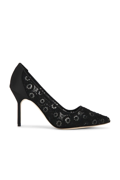Manolo Blahnik Bbla 90 Pump in Black