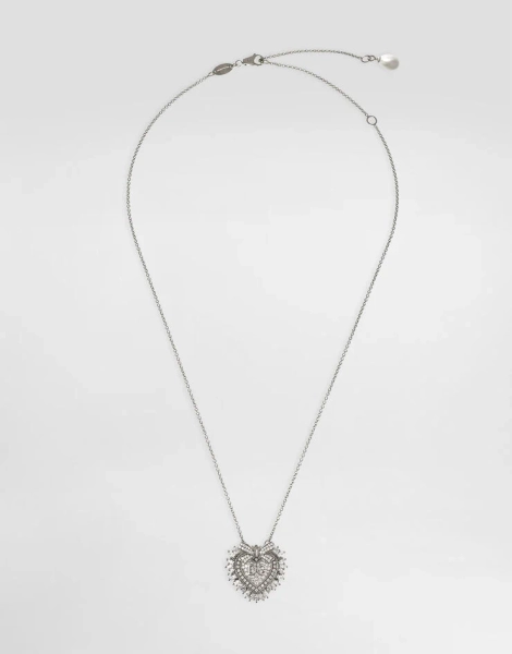 Dolce & Gabbana Devotion Necklace 18-carat white gold and diamonds