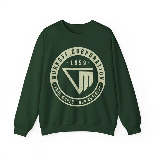 Murkoff Corporation Emblem Crewneck Sweatshirt.The Outlast Trials Video Game.