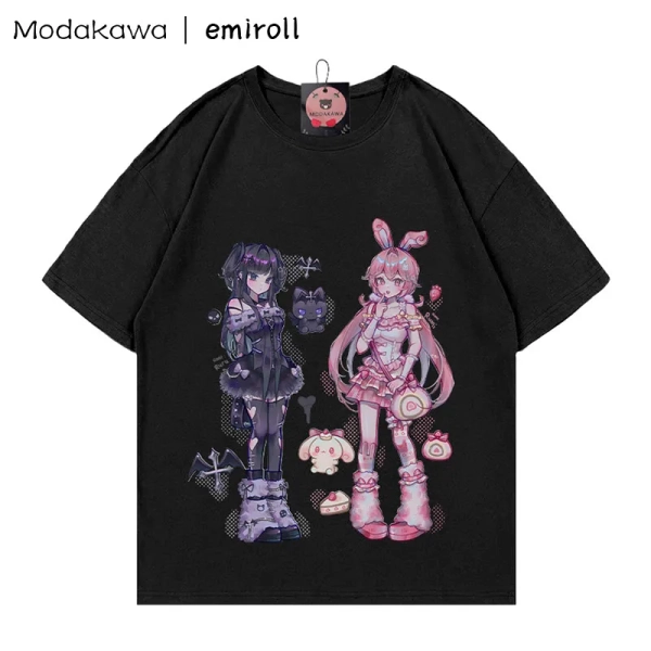 MODAKAWA X emiroll Ruru Rumi Print T-shirt