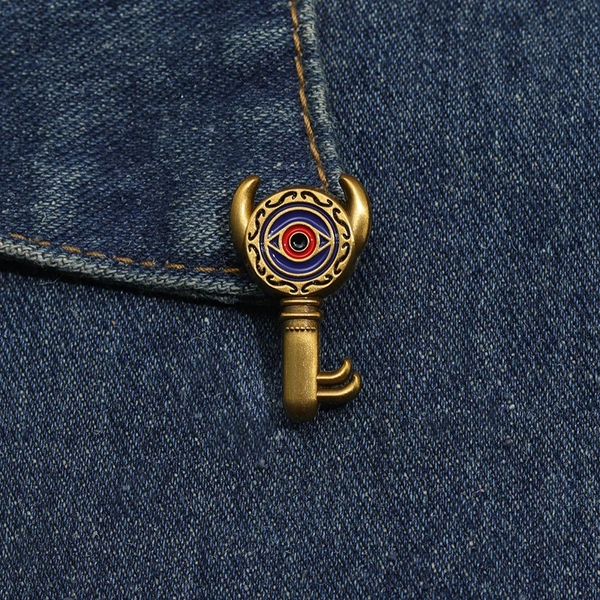 Zelda Dungeon Key Badge Metal Zelda Key