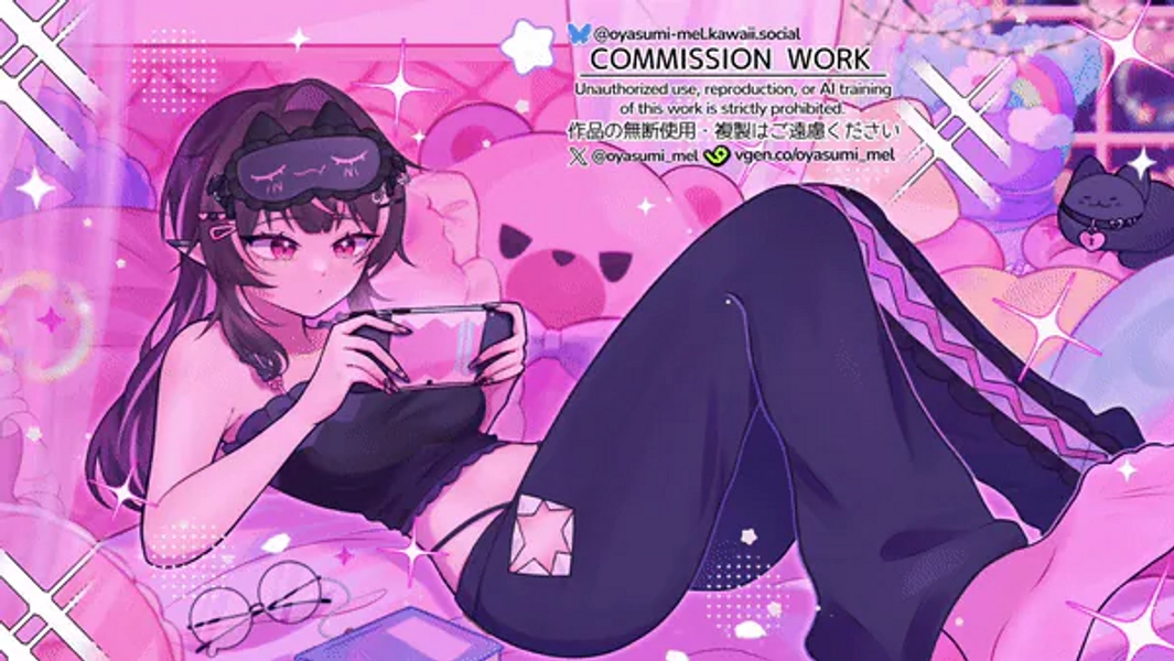 [Surprise me!] (PWYW) Animated Illustration by Mel (@oyasumi_mel)