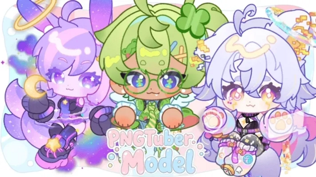 PNGtuber model by 白又白 (@baiubai)