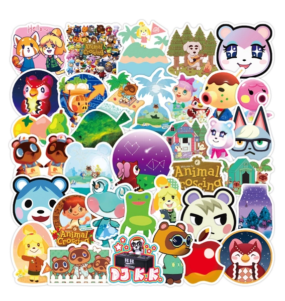 50PCS Cute ACNH Stickers ACNH Vinyl Sticker