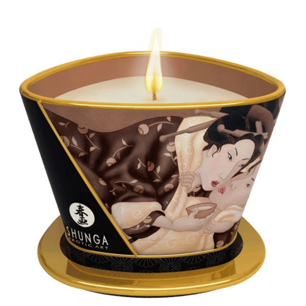 Shunga Libido Massage Candle Intoxicating Chocolate 170ml
