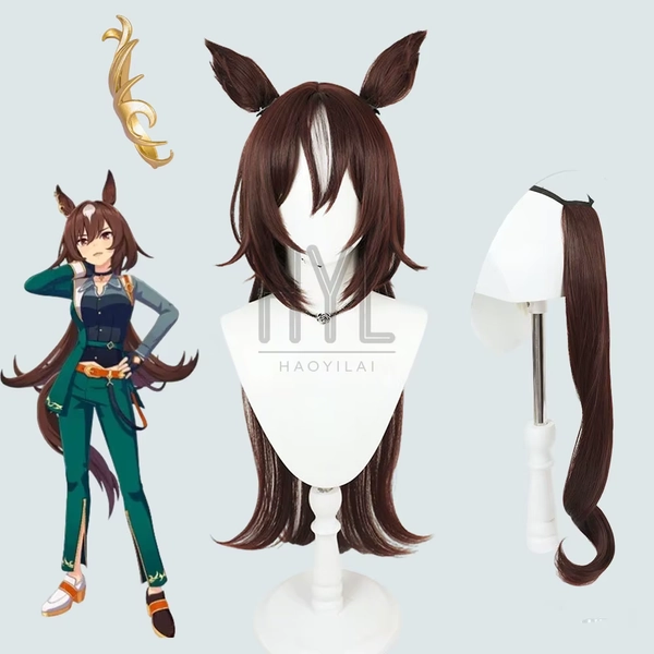 Game Pretty Derby Sirius Symboli Cosplay Wig Long Synthetic Hair Heat Resistant For Women Halloween Costume Party Carniva Props - AliExpress 200000532
