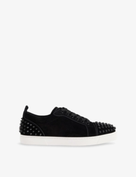 Louise Junior Spikes Suede Trainers - EUR 34 / 1 UK WOMEN