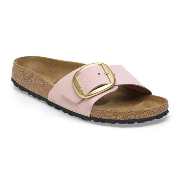 Madrid Big Buckle Nubuk Leather