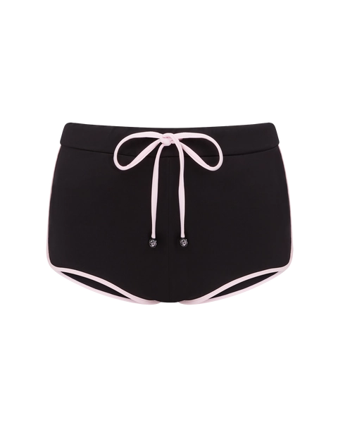 Ottie Shorts in Black/Baby Pink | By Agent Provocateur