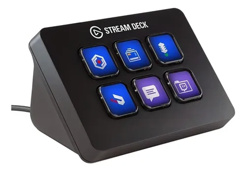 Stream Deck Mini Elgato 6 Botones Lcd Personalizable USB Gamer