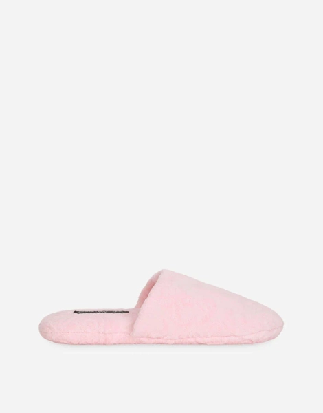Jacquard Cotton Terry Slippers
