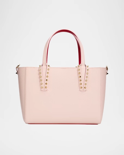 Cabata Mini Tote Bag in Leather with Spikes