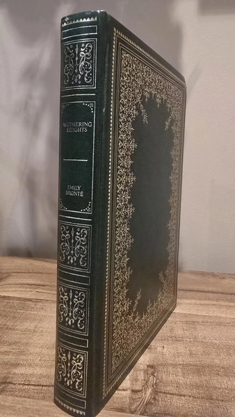 Vintage 1978 Wuthering Heights Emily Bronte Hardcover Hardback guild publishing gorgeous gold gilt decorated