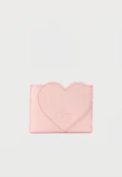 HEART CARD HOLDER VIVIENNE WESTWOOD - Portemonnee - pastel pink