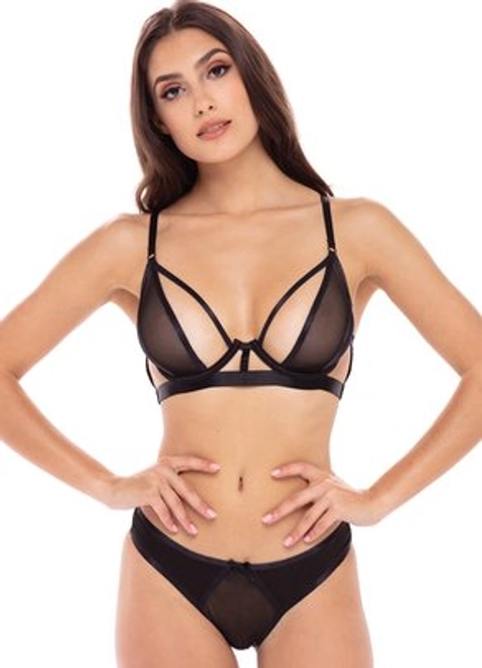 Rene Rofe New In Town black lingerie set