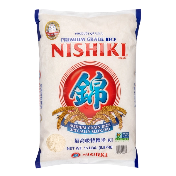 Nishiki Premium Medium Grain Rice 15 lb