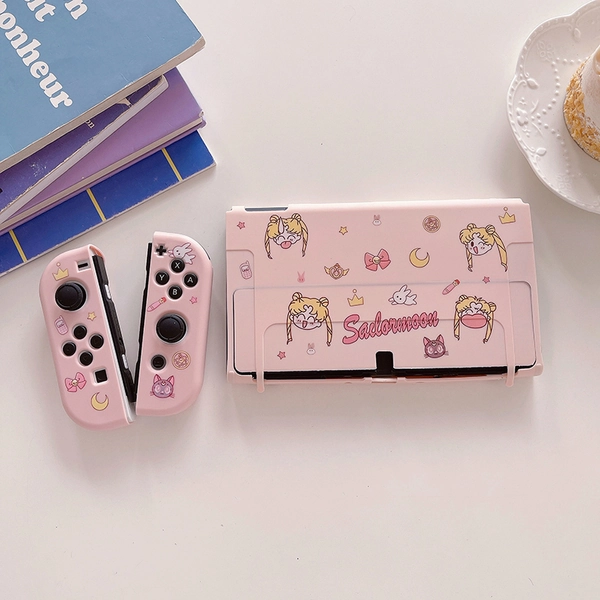 Cute Switch OLED Case Kawaii Usagi Tsukino Cute Switch Case - Switch OLED / B