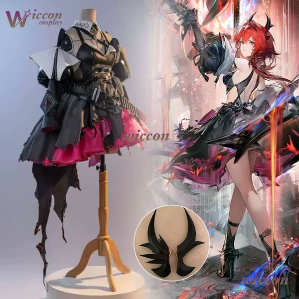 SAIKOU@Arknights Laevatain Surtr Flame Sword Endfield Cosplay Costume