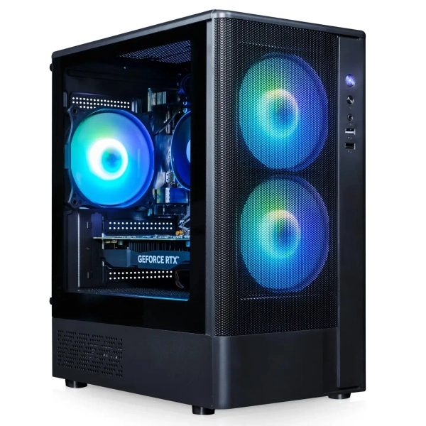 AWD-IT Erebus AMD Ryzen 7, NVIDIA RTX 5060 Ti 8GB, 32GB RAM & 1TB SSD - Windows 11 PreBuilt Gaming PC