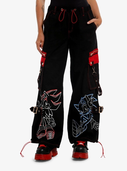 Sonic The Hedgehog Shadow & Sonic Split Cargo Pants