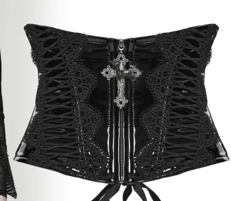 Nocturna PVC Corset - Punk Rave