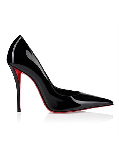 Louboutin - MISS Z 100 PATENT/LINING BLACK/LIN BLACK - black/lin black - 34 EU