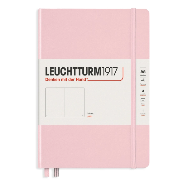 Leuchtturm1917 – Notatbok Dot Grid – A5 Powder - Tudos