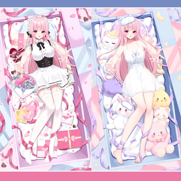 [YCH] Dakimakura Illustration by NovaYStudio (@NovaYStudio)