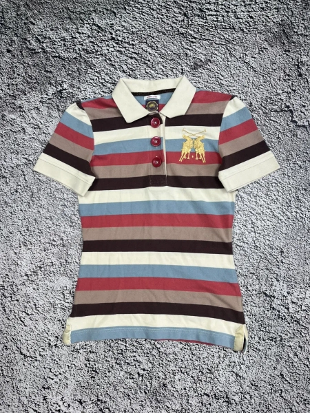 Vintage JOULES Logo Wmns Polo T shirt size Xs