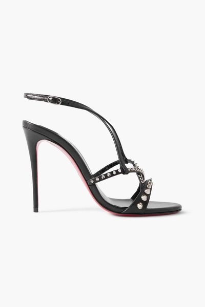 Tatooshka 100 studded leather sandals - black - EU 35