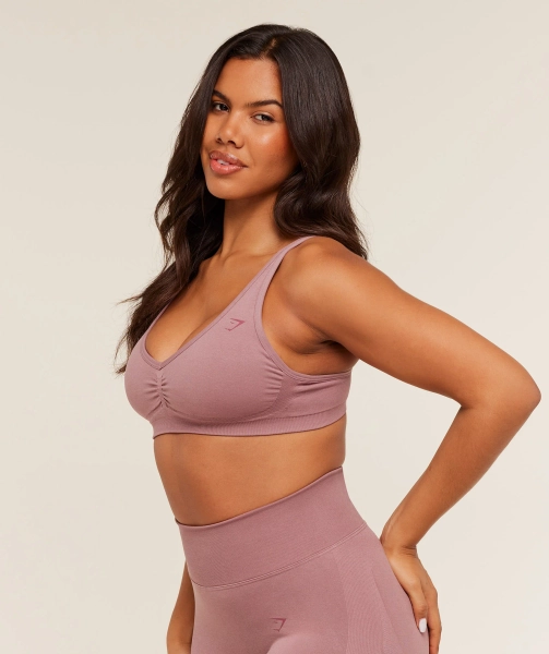 Gymshark Lift Seamless Sports Bra - Calm Pink