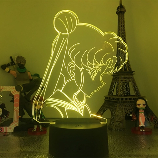 Cute LED Light Usagi Tsukino Bedroom Lights Cute Kawaii Room Decor - D