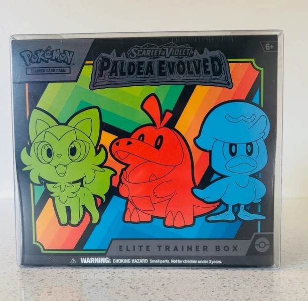 Pokémon TCG: Scarlet &amp; Violet-Paldea Evolved Elite Trainer Box (ETB) - Sealed