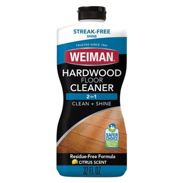 Weiman Hardwood Floor Cleaners - 32 fl oz: Citrus Scent, Multi-Surface, Liquid Form