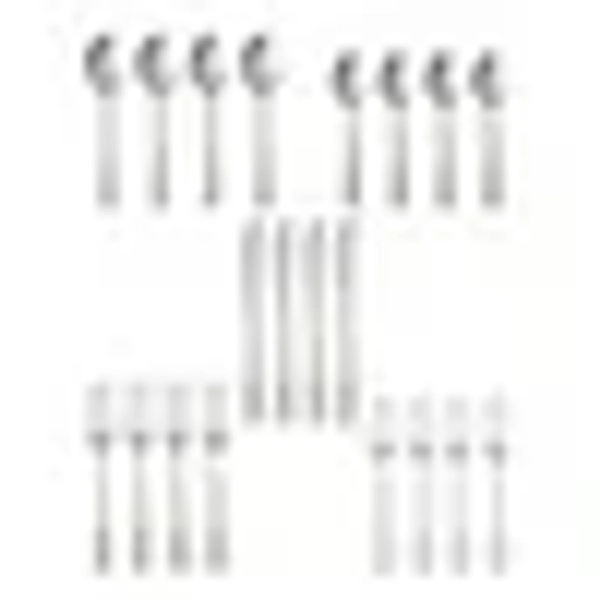 Mainstays Pierremont 20 Piece Polished Stainless Steel Flatware Set, Service for 4