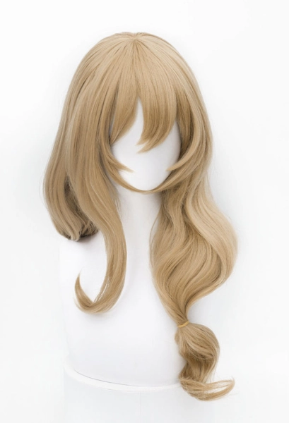 Genshin Impact Lisa Minci Brown Long Cosplay Wig