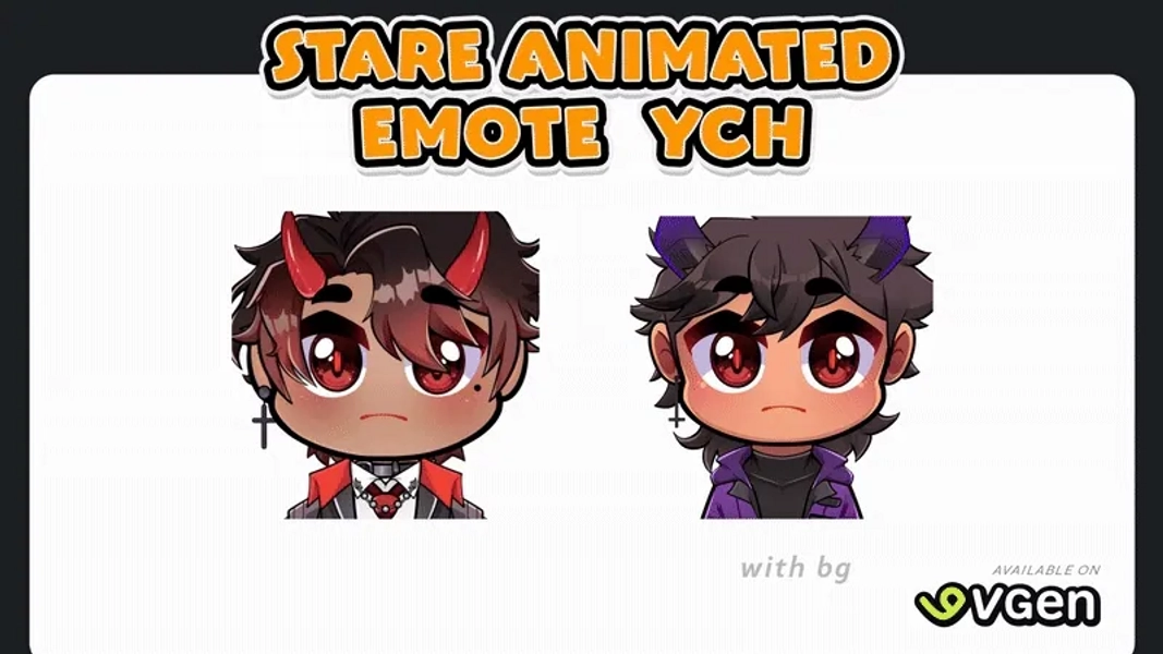 EVIL STARE YCH by BOKTSUY (@boktsuy)