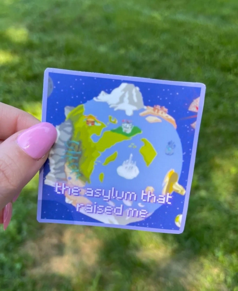 Neopets 2000s Asylum Sticker - Etsy