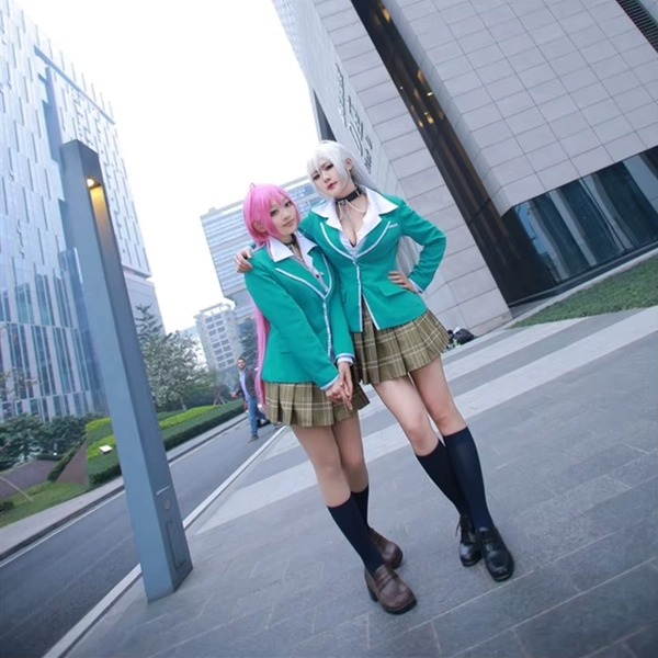 Anime Rosario Vampire Moka Akashiya Uniform Cosplay Kostuum Voor Halloween Kerst Carnaval Nieuwe Jaar Party Kostuum - AliExpress