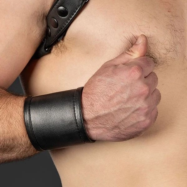 Mr. S Leather Centurion Wristband | Back