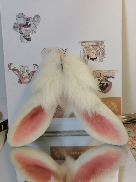 Hand-sewn Lop Rabbit Ears and Tail Cosplay Kit - Etsy