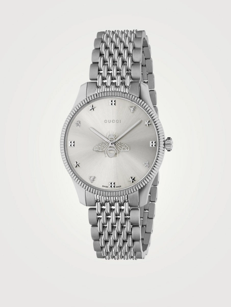 Montre G-Timeless à bracelet en inox