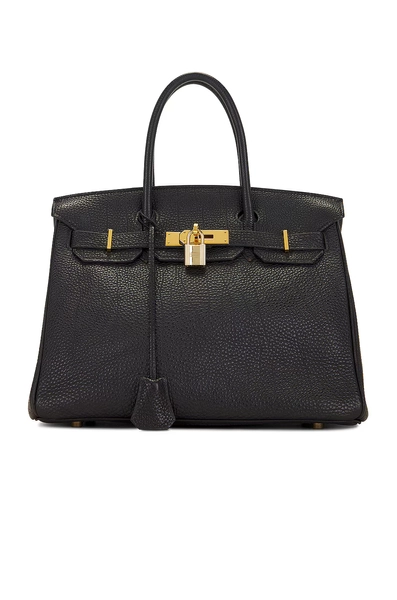 Hermes Togo Birkin 30 Handbag in Black