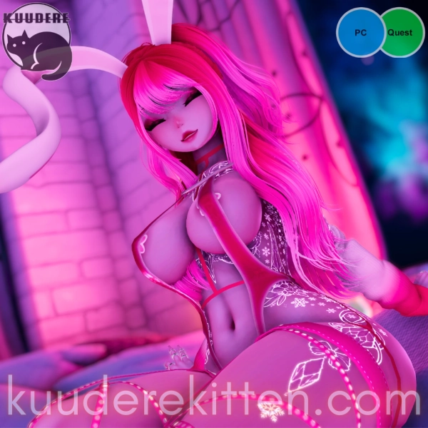 Chastity, Bunny Girl Avatar [SPS][PC/QUEST][3.0][VRCHAT AVATAR] by kuuderekitten on Jinxxy