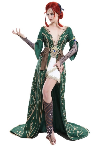 The Witcher 3 - Triss Merigold Alternative Look DLC Outfit Cosplay Costume