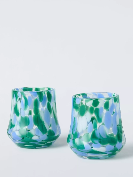 John Lewis Confetti Glass Tumbler, Set of 4