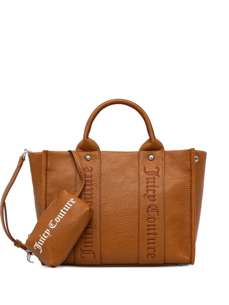 Juicy Couture top-handle logo zip-fastening tote bag - Brown