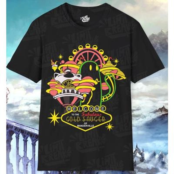 Final Fantasy XIV Manderville Gold Saucer Colored - Tee